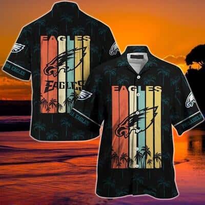 Vintage NFL Philadelphia Eagles Hawaiian Shirt Beach Gift For Dad Vintage NFL Philadelphia Eagles Hawaiian Shirt Beach Gift For Dad
