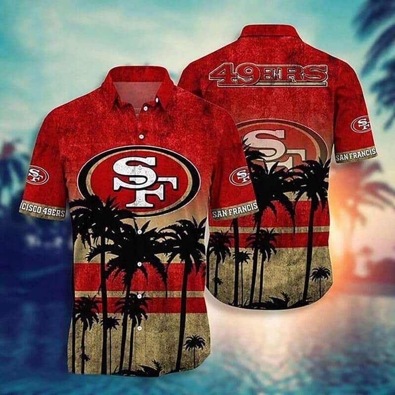 Vintage NFL San Francisco 49ers Hawaiian Shirt Summer Beach Gift Vintage NFL San Francisco 49ers Hawaiian Shirt Summer Beach Gift
