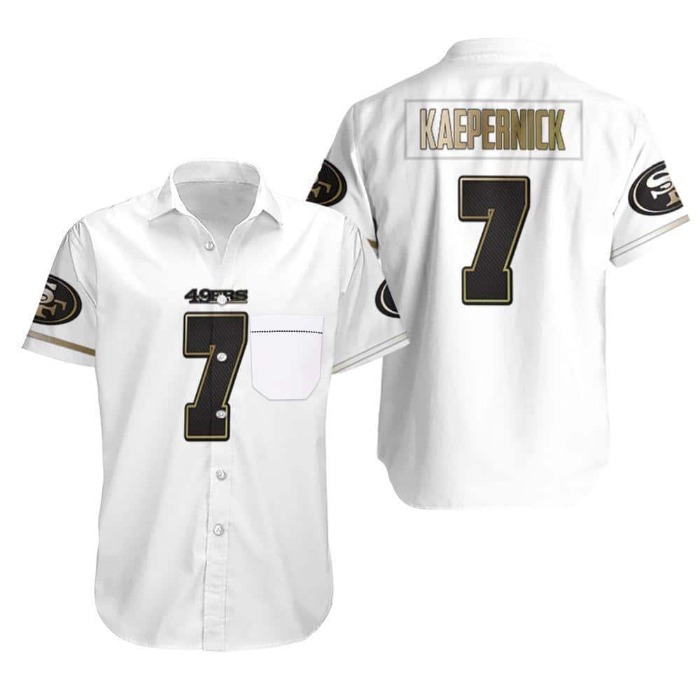 Colin Kaepernick 7 NFL San Francisco 49ers Hawaiian Shirt Colin Kaepernick 7 NFL San Francisco 49ers Hawaiian Shirt