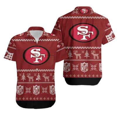 NFL San Francisco 49ers Hawaiian Shirt Christmas Gift For Football Fans NFL San Francisco 49ers Hawaiian Shirt Christmas Gift For Football Fans