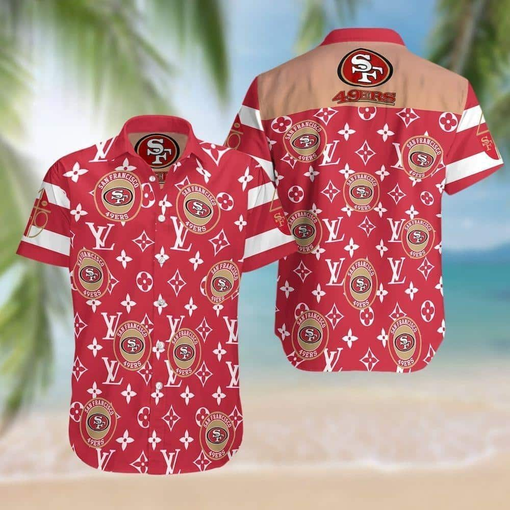 NFL San Francisco 49ers Hawaiian Shirt Symbol Louis Vuitton