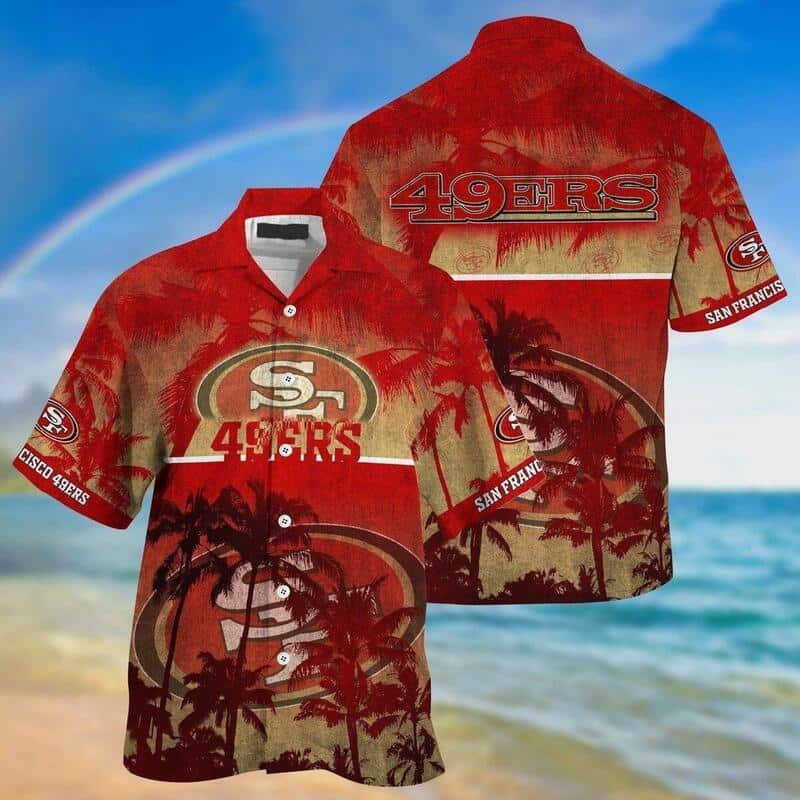 NFL San Francisco 49ers Hawaiian Shirt Summer Gift For Friend NFL San Francisco 49ers Hawaiian Shirt Summer Gift For Friend