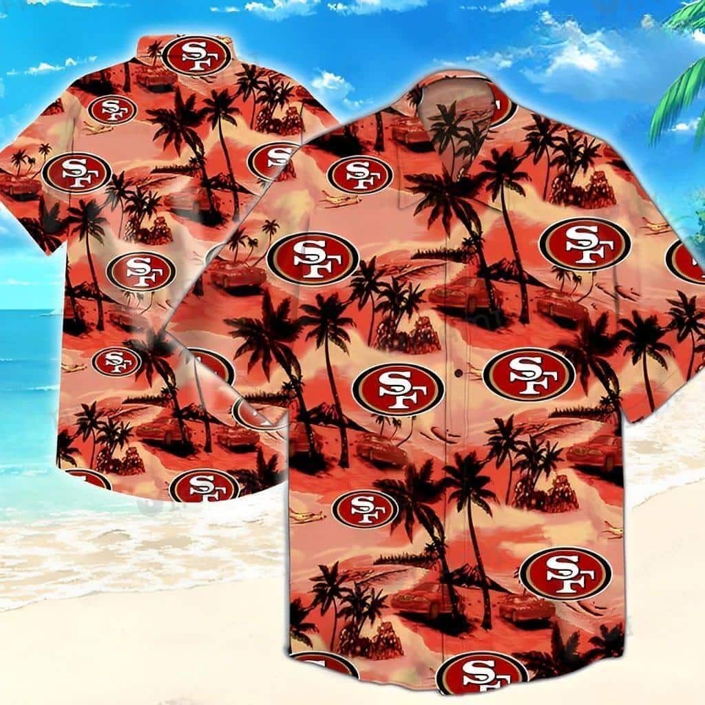 Vintage NFL San Francisco 49ers Hawaiian Shirt Gift For Football Fans Vintage NFL San Francisco 49ers Hawaiian Shirt Gift For Football Fans