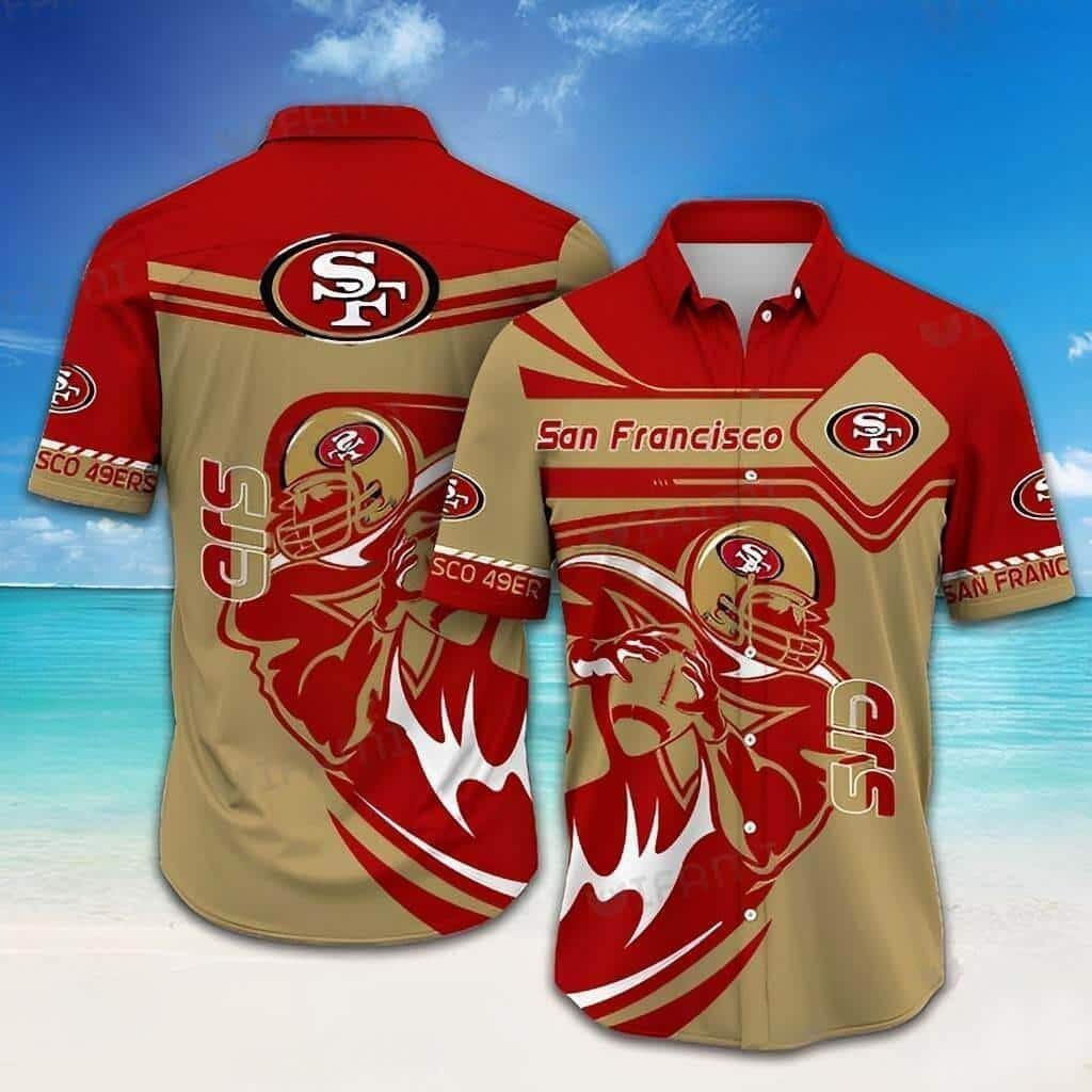 NFL San Francisco 49ers Hawaiian Shirt Gift For Beach Trip NFL San Francisco 49ers Hawaiian Shirt Gift For Beach Trip
