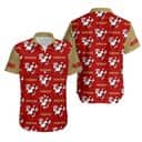 NFL San Francisco 49ers Hawaiian Shirt Mickey Mouse Flower