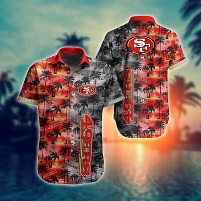 Vintage NFL San Francisco 49ers Hawaiian Shirt Beach Vacation Gift Vintage NFL San Francisco 49ers Hawaiian Shirt Beach Vacation Gift