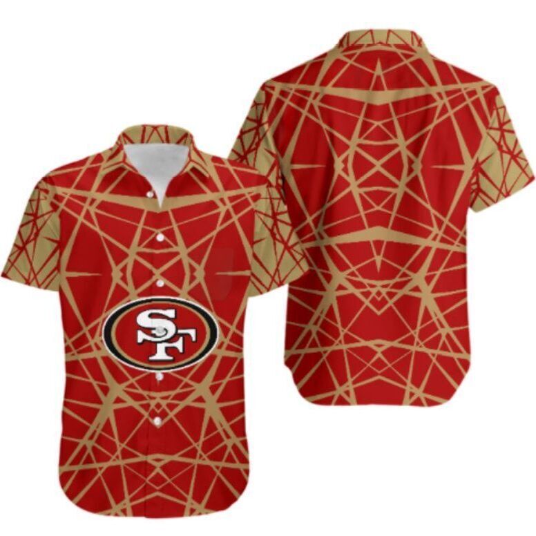 NFL San Francisco 49ers Hawaiian Shirt For Football Fans NFL San Francisco 49ers Hawaiian Shirt For Football Fans