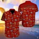 San Francisco 49ers Hawaiian Shirt Island Pattern Summer Beach Gift San Francisco 49ers Hawaiian Shirt Island Pattern Summer Beach Gift