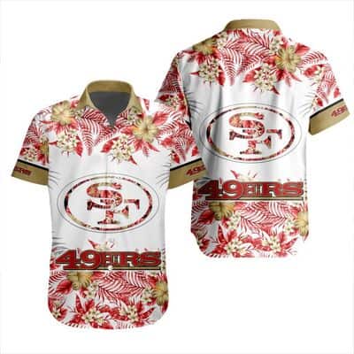 NFL San Francisco 49ers Hawaiian Shirt Beach Vacation Gift NFL San Francisco 49ers Hawaiian Shirt Beach Vacation Gift