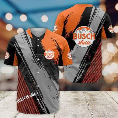 Busch Latte Baseball Jersey Birthday Gift For Beer Lovers Busch Latte Baseball Jersey Birthday Gift For Beer Lovers