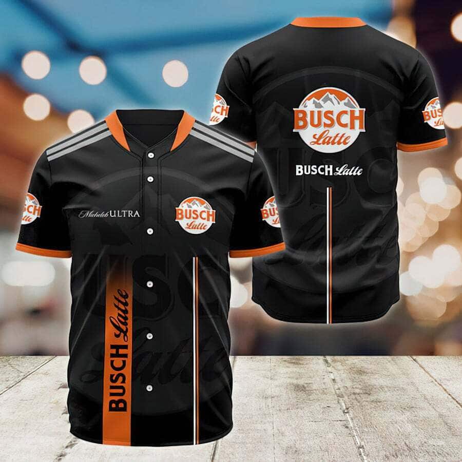 Busch Latte Baseball Jersey Baseball Fans Gift Busch Latte Baseball Jersey Baseball Fans Gift