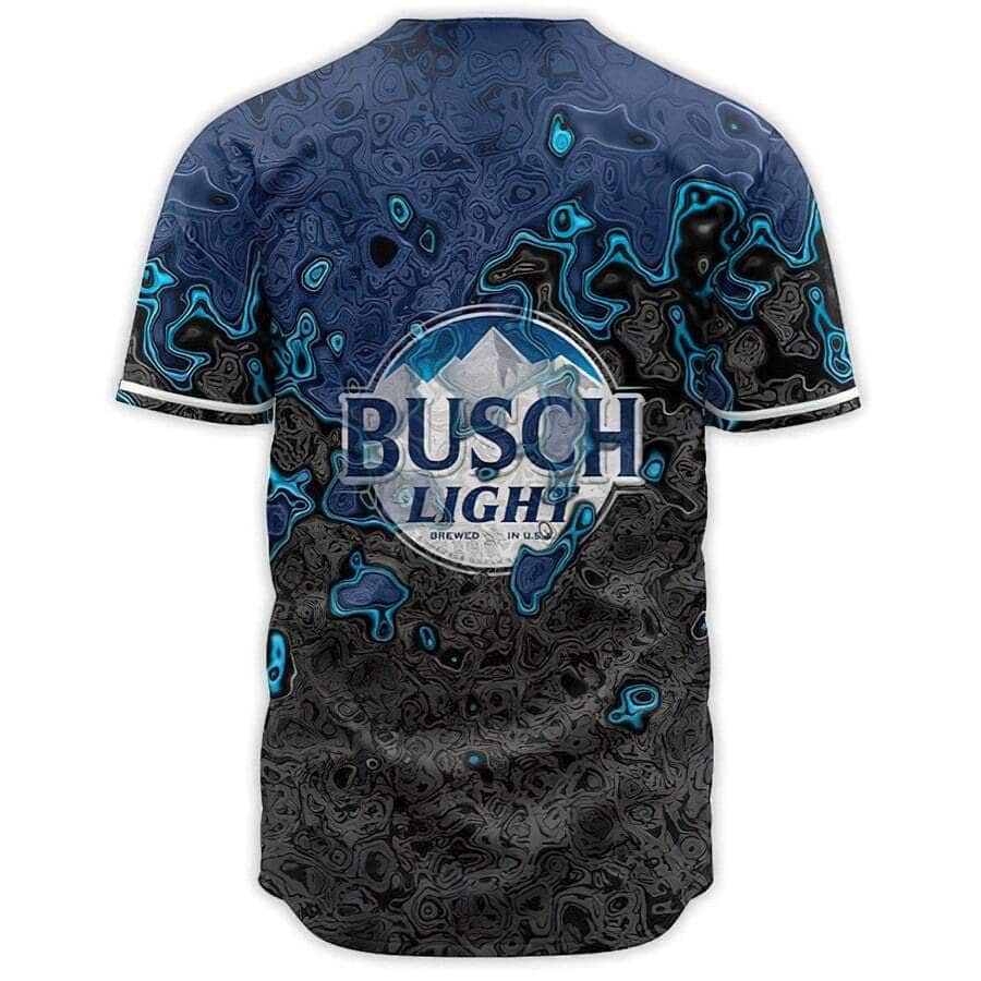Busch Light Baseball Jersey Abstract Holographic Beer Lovers Gift Busch Light Baseball Jersey Abstract Holographic Beer Lovers Gift