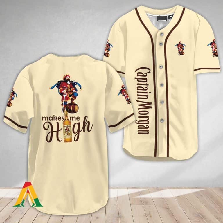 Captain Morgan Baseball Jersey Make Me High Captain Morgan Baseball Jersey Make Me High