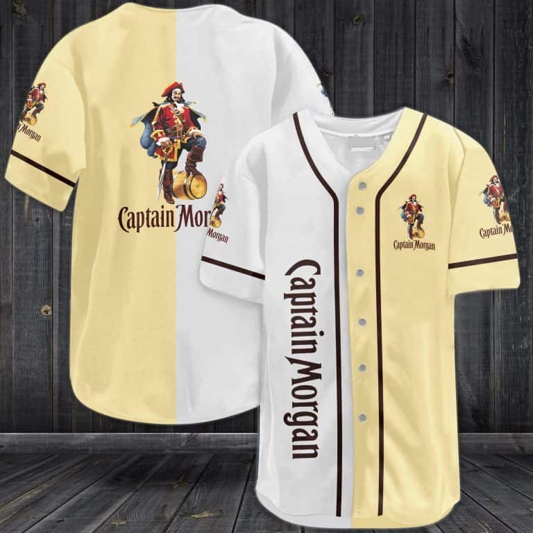 Captain Morgan Baseball Jersey Gift For Rum Drinkers Captain Morgan Baseball Jersey Gift For Rum Drinkers