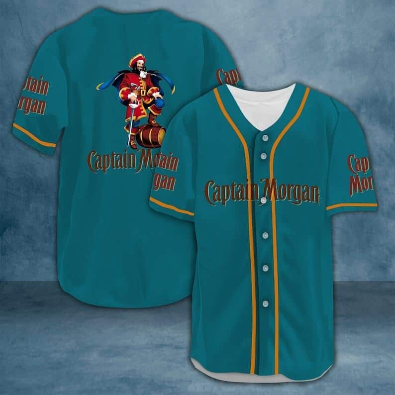 Captain Morgan Baseball Jersey Gift For Sports Dad Captain Morgan Baseball Jersey Gift For Sports Dad