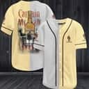 US Flag Skull Captain Morgan Baseball Jersey