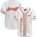 White Dilly Dilly Budweiser Baseball Jersey Gift For Him White Dilly Dilly Budweiser Baseball Jersey Gift For Him