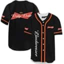 Black Dilly Dilly Budweiser Baseball Jersey Gift For Him Black Dilly Dilly Budweiser Baseball Jersey Gift For Him
