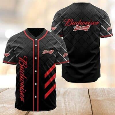 Budweiser Beer Baseball Jersey Gift For Him Budweiser Beer Baseball Jersey Gift For Him