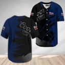 Coors Banquet Beer Baseball Jersey Metal Crack Pattern Coors Banquet Beer Baseball Jersey Metal Crack Pattern