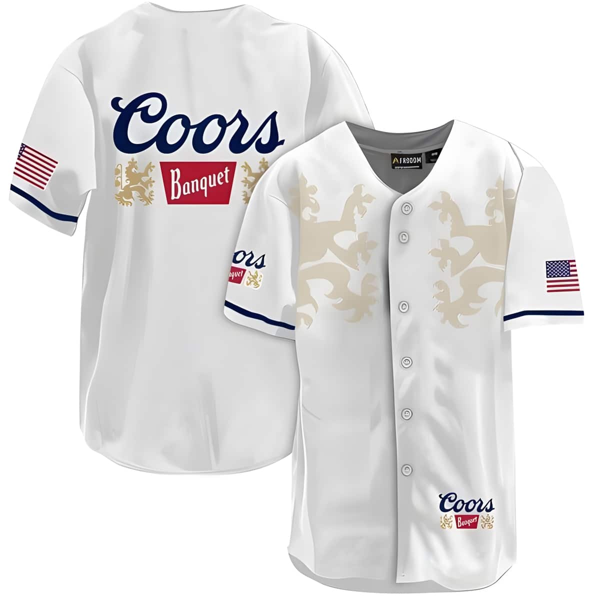 Coors Banquet Baseball Jersey Beer Lovers Gift Coors Banquet Baseball Jersey Beer Lovers Gift