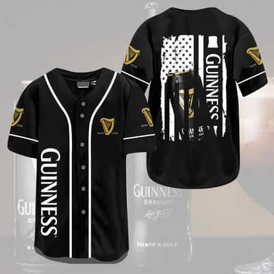 Guinness Flag Baseball Jersey Beer Lovers Gift Guinness Flag Baseball Jersey Beer Lovers Gift