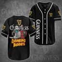 Jason Voorhees And Freddy Krueger Drinking Buddies Guinness Beer Baseball Jersey