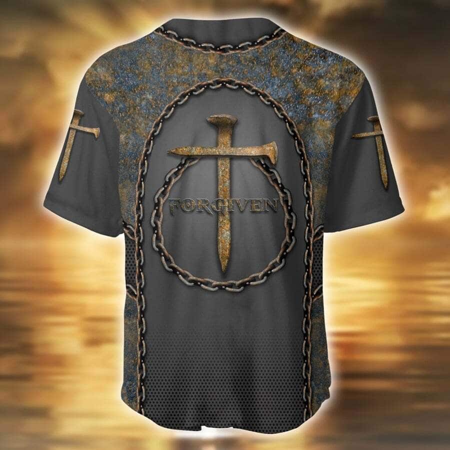 Jesus Baseball Jersey Forgiven Christian Gift For Friends Jesus Baseball Jersey Forgiven Christian Gift For Friends