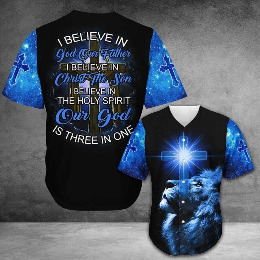 Jesus Baseball Jersey I Believe In God Our Father I Believe In The Holy Spirit Jesus Baseball Jersey I Believe In God Our Father I Believe In The Holy Spirit