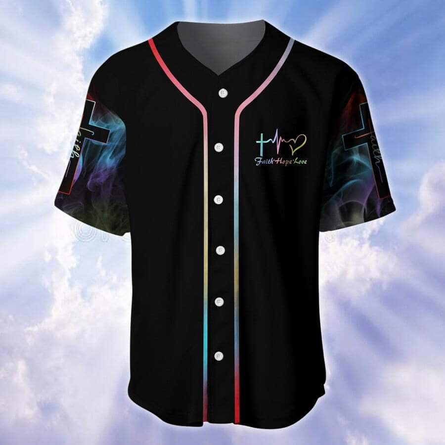 Jesus Baseball Jersey Way Maker Miracle Worker Promise Keeper Light In The Darkness