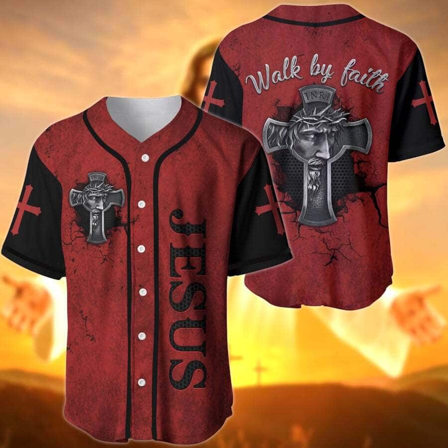 Jesus Baseball Jersey Walk By Faith Jesus Baseball Jersey Walk By Faith