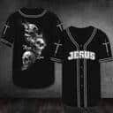 Black Jesus Baseball Jersey Smoke Skull Faith Hope Love Black Jesus Baseball Jersey Smoke Skull Faith Hope Love