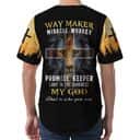 Way Maker Miracle Worker Promise Keeper Light In The Darkness Jesus Baseball Jersey