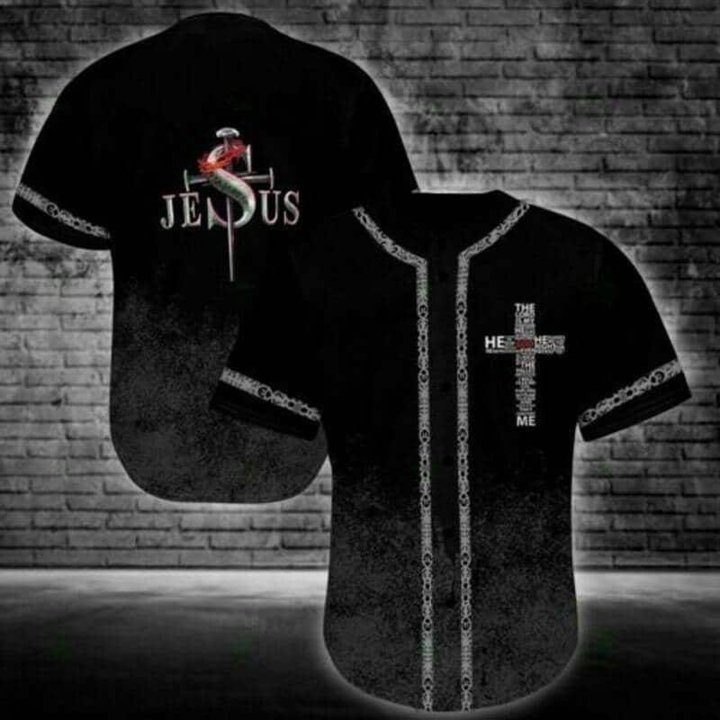 Jesus Baseball Jersey Christian Gift For Dad Jesus Baseball Jersey Christian Gift For Dad