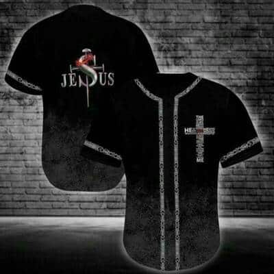 Jesus Baseball Jersey Christian Gift For Dad