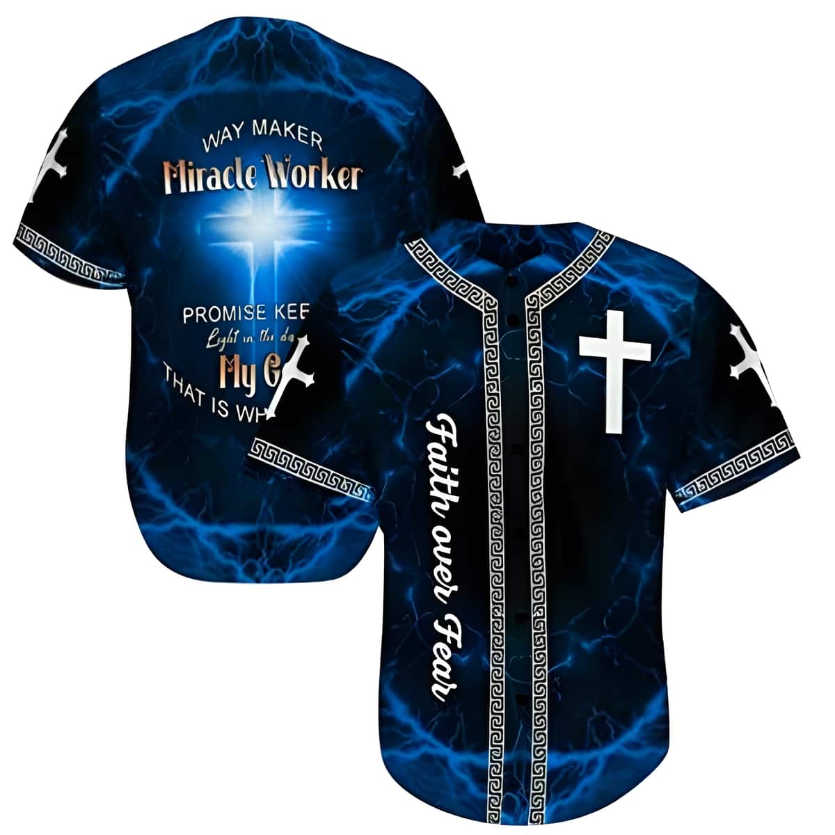 Jesus Baseball Jersey Faith Over Fear Jesus Baseball Jersey Faith Over Fear