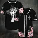 Jesus Baseball Jersey God And Flower Of Faith Jesus Baseball Jersey God And Flower Of Faith