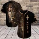Jesus And Lion Baseball Jersey Christian Gift For Men Jesus And Lion Baseball Jersey Christian Gift For Men