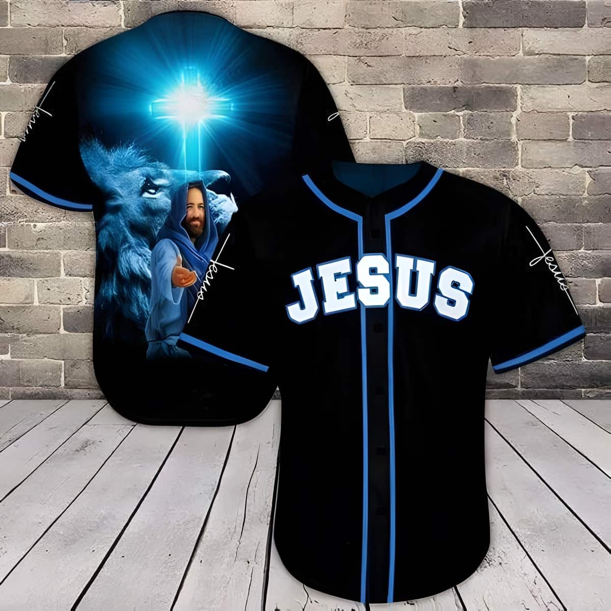 Jesus Baseball Jersey Hold My Hand