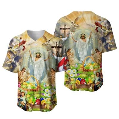 Jesus Baseball Jersey Christian Gift For Men
