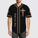Jesus Saved My Life Baseball Jersey Faith Over Fear