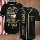Jesus Team And The American Veteran Baseball Jersey Jesus Team And The American Veteran Baseball Jersey