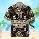 NHL Vegas Golden Knights Hawaiian Shirt Hibiscus Pattern Best Beach Gift NHL Vegas Golden Knights Hawaiian Shirt Hibiscus Pattern Best Beach Gift