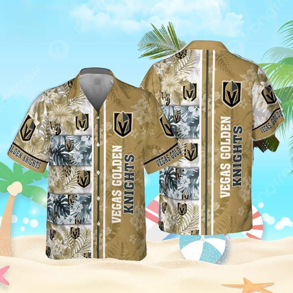 NHL Vegas Golden Knights Hawaiian Shirt Gift For Beach Lovers NHL Vegas Golden Knights Hawaiian Shirt Gift For Beach Lovers