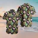 NHL Vegas Golden Knights Hawaiian Shirt Flamingo Pattern Beach Vacation Gift NHL Vegas Golden Knights Hawaiian Shirt Flamingo Pattern Beach Vacation Gift