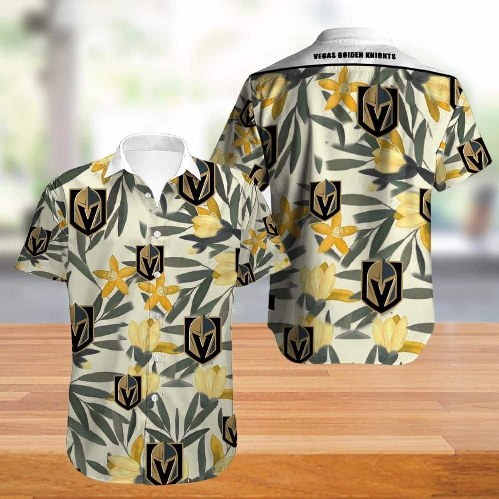 NHL Vegas Golden Knights Hawaiian Shirt Beach Vacation Gift NHL Vegas Golden Knights Hawaiian Shirt Beach Vacation Gift