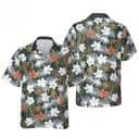 Aloha NHL Vegas Golden Knights Hawaiian Shirt Tropical Flower Pattern Aloha NHL Vegas Golden Knights Hawaiian Shirt Tropical Flower Pattern