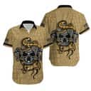 Aloha NHL Vegas Golden Knights Hawaiian Shirt Snake And Skull