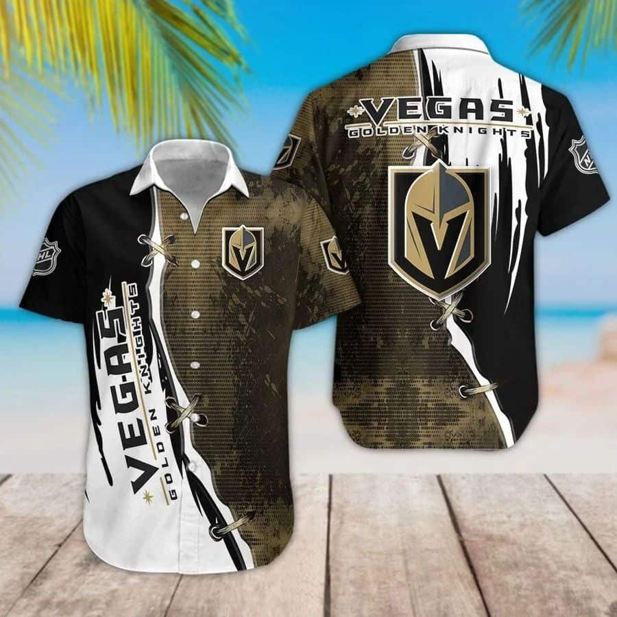NHL Vegas Golden Knights Hawaiian Shirt Aloha Gift For Hockey Fans NHL Vegas Golden Knights Hawaiian Shirt Aloha Gift For Hockey Fans