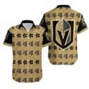 Aloha NHL Vegas Golden Knights Hawaiian Shirt Turtle And Flower Pattern